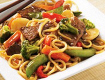 Prato oriental em destaque